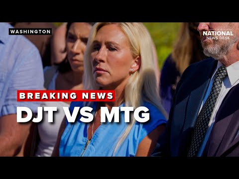 Trump feuds with Marjorie Taylor Greene, pulls endorsement and calls her a 'Lunatic'