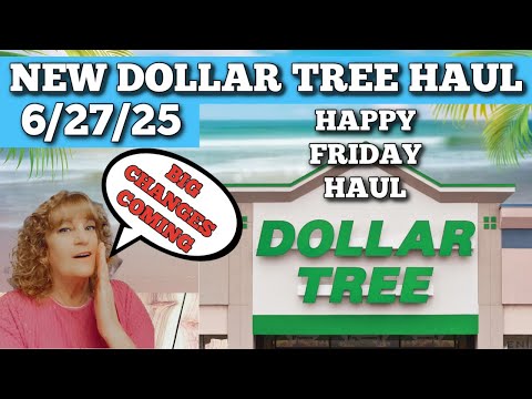 NEW DOLLAR TREE HAUL 6/27/25