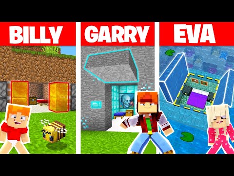 BUNKER DE NOOB vs BUNKER DE PRO vs BUNKER DE HACKER MINECRAFT !! SOUKA
