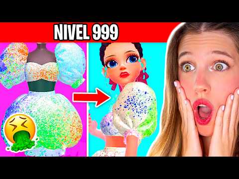 CREO OUTFITS MUY RAROS *TODOS LOS NIVELES* 🤮 Noob vs Pro vs Hack en Yes, That Dress! 👗