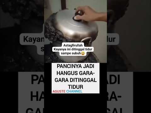 Ditinggal tidur panci hangus