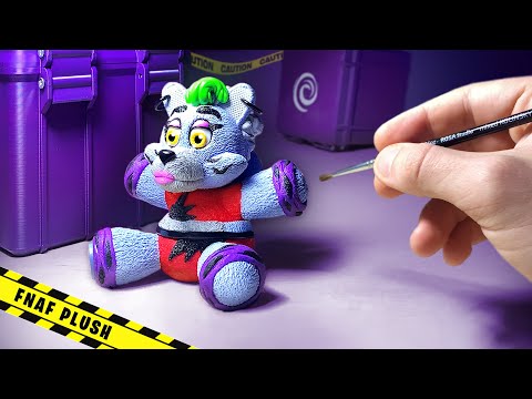 How to make FNAF plushie with clay | Roxanne Wolf | FNAF Security Breach