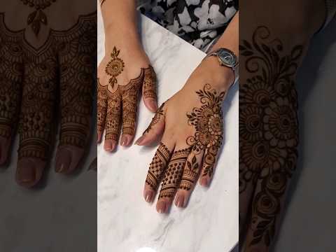 How is this indo-arabic henna design? Leave your comments.❤❤ . . . ▪︎follow  @mehendiful for more designs ▪︎subscribe to our... | Instagram