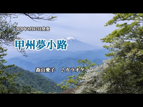 『甲州夢小路』森山愛子　カラオケ　2020年8月12日発売