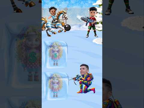 Who is the Real Sister? 🤔❄️ Help Ronaldo Jr Find His Sister!