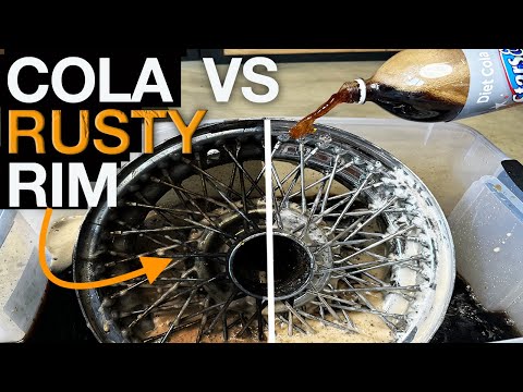 Can You Clean Rust With Soda? Shocking Results on Rusty Jaguar Wheels