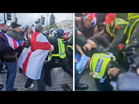 British Patriots Humble Police Instantly: Tommy Robinson March