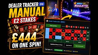 £444 On One Spin! | Dealer Tracker Manual Mode on Mega Fire Blaze Roulette
