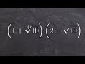 Understanding FOIL and Radicals