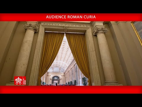 December 21 2024, Audience Roman Curia - Pope Francis