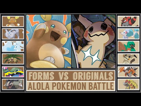 ALOLA FORMS vs ALOLA POKÉMON | Pokémon SV Battle