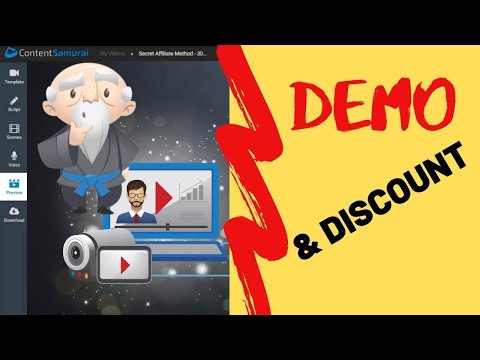 ✅ Content Samurai Review & DEMO Tutorial ⭐️ How to Make Video Online in Under 3 Minutes