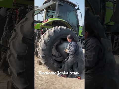 Wheel Loader Tire Replacement