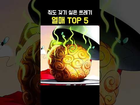 원피스 줘도 갖기 싫은 악마의 열매 TOP 5