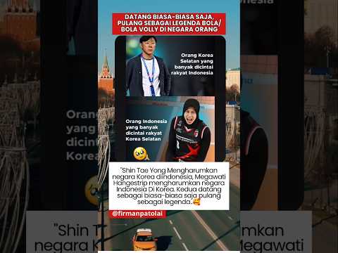 Megawati Shin Tae Yong Dianggap Legenda tertukar😭 Sama mengharumkan nama negaranya Timnas-Red Sparks