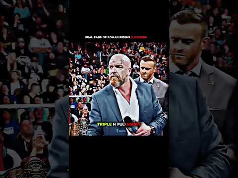 wait for triple H got lost in thought