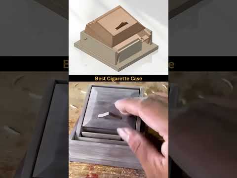 Do you want this? Innovation- Best Luxurious Cigarette case ✅ #cad #solidworks #3ddesign