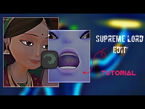 Supreme god editing || alight motion tutorial || sanatan dharm editing||