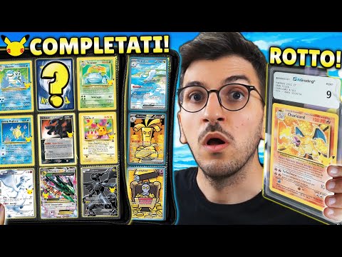 SPACCO il CHARIZARD GRADATO 9, COMPLETO L'ALBUM di GRAN FESTA e PARADOSSO TEMPORALE