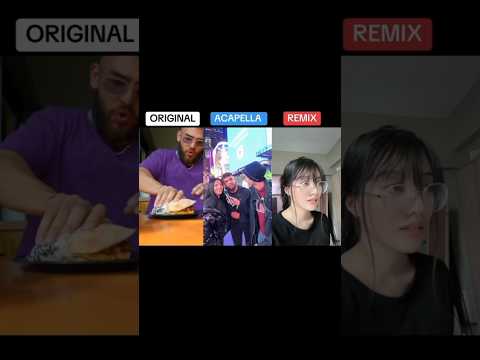 ORIGINAL VS ACAPELLA VS REMIX (“TACATA” BY TIAGZ) #tacata #original #remix #acapella #shorts