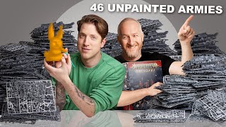 He's collected Warhammer for 40 years and has ZERO painted armies! - We had to help