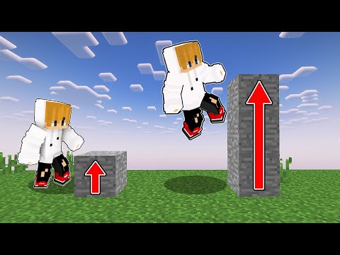 EVERY JUMP = JUMP HIGHER In Minecraft! (Tagalog)