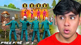 ¡4 VERIFICADOS con SKINS del JUEGO del CALAMAR contra el CLAN de TheDONATO!😱🔥