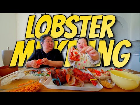 Giant Lobster Seafood Boil Mukbang + Fire Noodles 먹방 Eating Show *I GOT EGGS* + Tell Me You Love Me