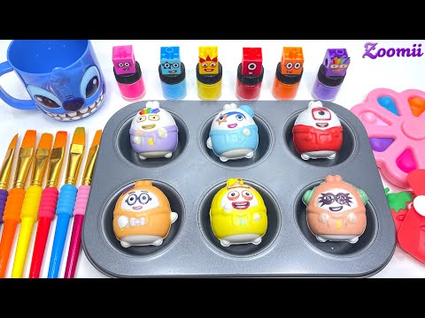 Numberblocks - Satisfrying Video Rainbow Mixing All Lollipop & Color EGGS From My Rainbow Magic