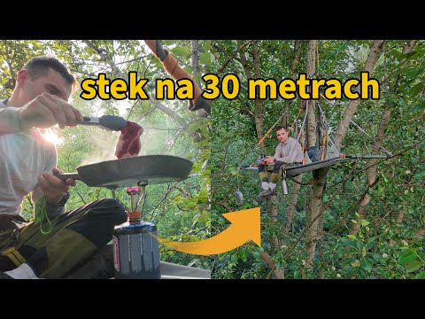 Usmażyłem steka na drzewie / BUSHCRAFT