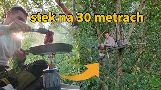 Usmażyłem steka na drzewie / BUSHCRAFT