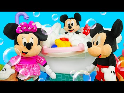 🛁🧼 Bagnetto per il Topolino giocattolo: giochi con l’acqua e la schiuma!