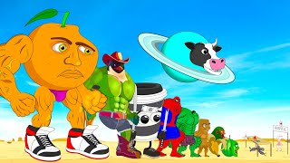 Rescue HULK, SPIDERMAN & All ITALIAN BRAINROT By BALLERINA - This is THE END BRAINROT. P2
