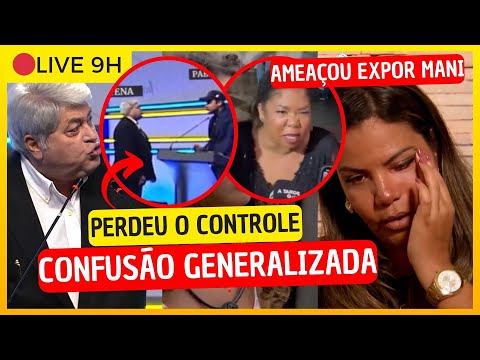 🔴Datena se descontrola, xing4 candidato e clima fica tenso; Mãe de Davi ameaç4 expor Mani Reggo