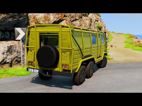 Cliff Roads #19 - Beamng Drive | Crashdriving