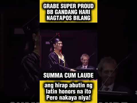 Ang galing ni Bb Gandang Hari! nagtapos bilang SUMMA CUM LAUDE sa Los Angeles!