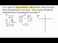 Finding Percentages Using Ratio Tables