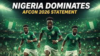 Nigeria Unstoppable! Osimhen & Lookman Power Super Eagles to 4–0 AFCON Statement Win@4PointSport