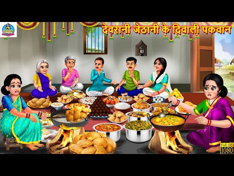 देवरानी जेठानी के दिवाली पकवान | Devrani Jethani | Saas Bahu | Hindi Kahani | Moral Stories | Kahani