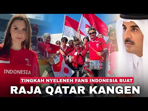 “Tingkah Unik Fans Indonesia Buat Raja Qatar Kangen” Reaksi Emir Qatar Saat Piala Asia Mulai Sepi