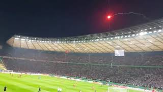 Eintracht Frankfurt- Bayern DFB-POKALFINALE 2018 PLATZSTURM ULTRAS die letzten Minuten vor Abfiff