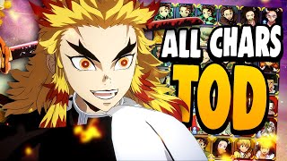 All 46 Characters 100% TOD Combo - Demon Slayer 2