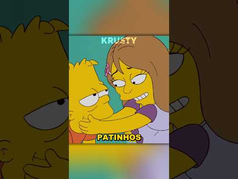 BART IMPRESSIONA A GAROTA NOVA #simpsons