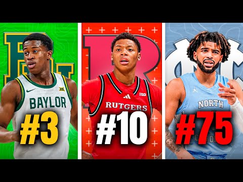 Ranking the Top 75 Prospects for the 2025 NBA Draft