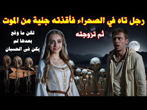 قصة رجل أنقذته جنية من الموت في الصحراء ثم تزوجته واعطته الاموال ولكن بعد ذلك فعلت به شيء لا يصدق