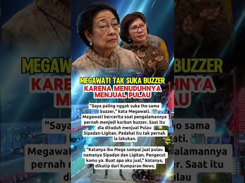 Megawati tak suka buzzer #shorts #trending #megawati