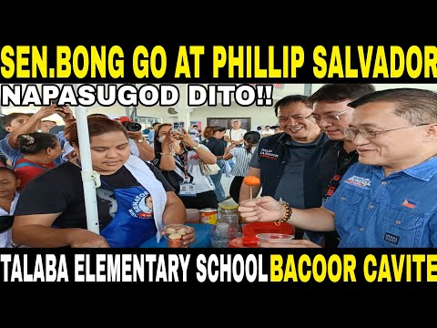 SENATOR BONG GO AT PHILLIP SALVADOR SA PILING NG MGA NASUNUGAN KITA ANG PAGMAMAHAL SA BACOOR CAVITE