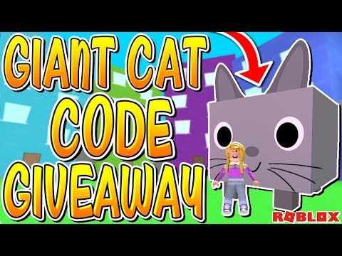 Pet Simulator Huge Cat Code 07 2021 - giant cat plush pet simulator roblox