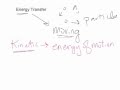 Energy Transfer and Particle Motion