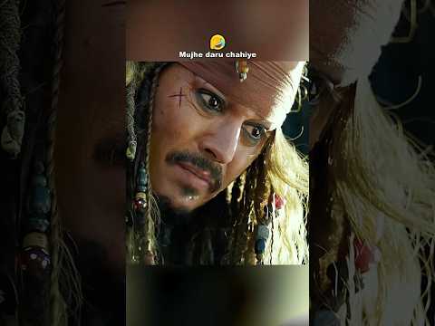 🥂🍾Mujhe daru chahiye🍾#jacksparrow #piratesofthecaribbean #shorts  #jackdit #movie #film